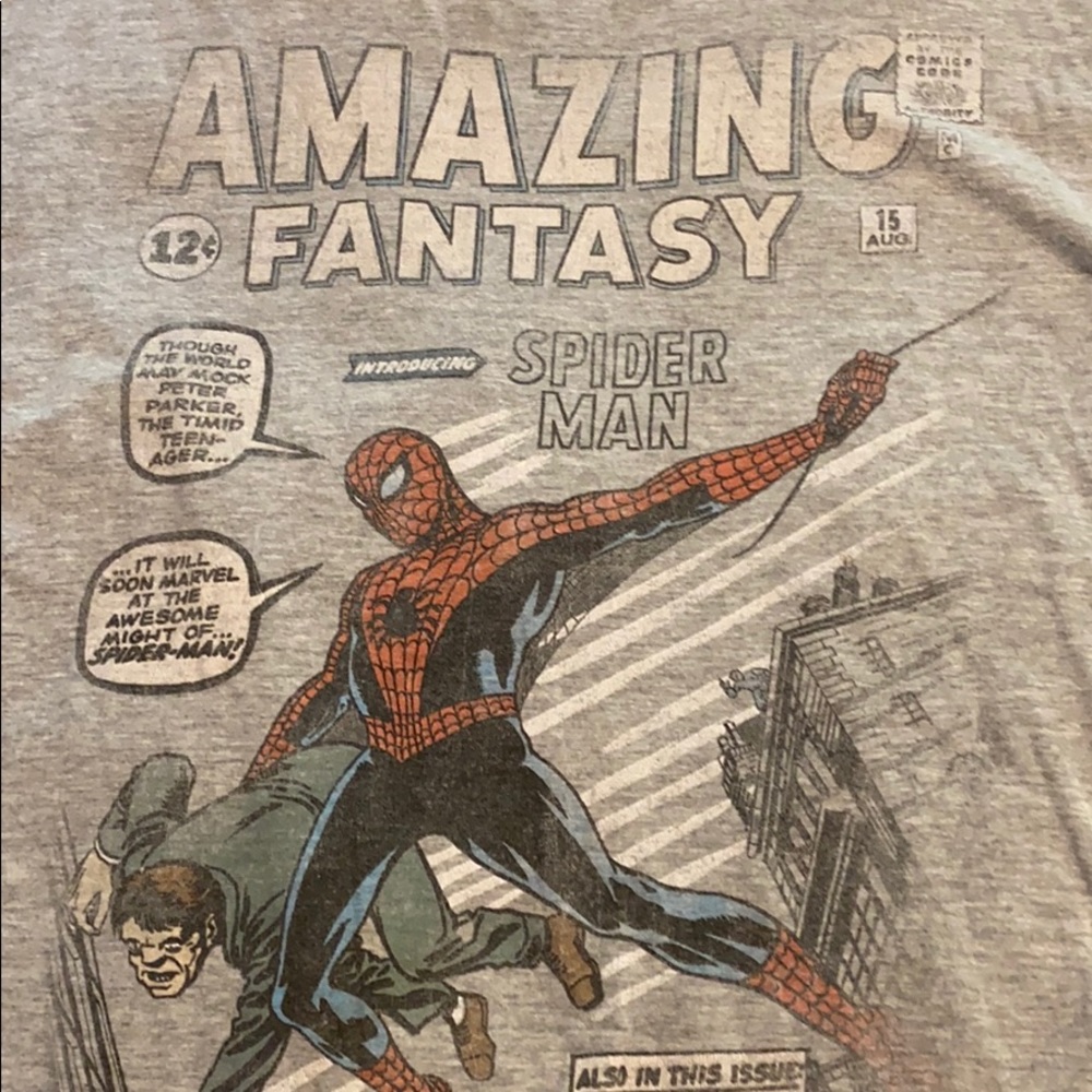 Men’s t-shirt Spider-Man Marvel ( slightly faded)